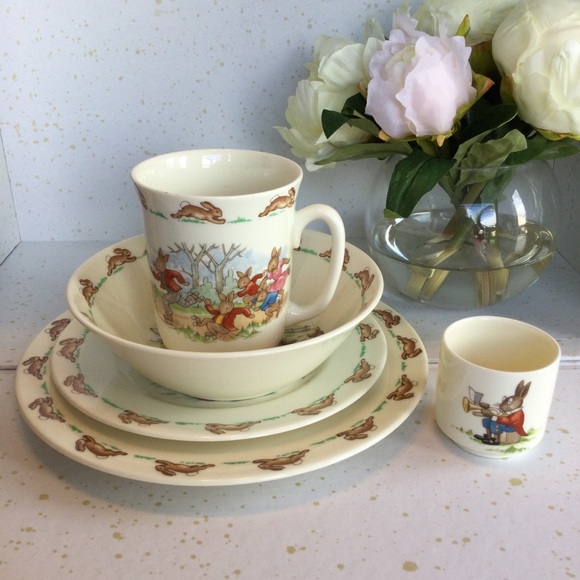 Royal Doulton Other - 5pc Bunnykins Royal Doulton Set NWOT